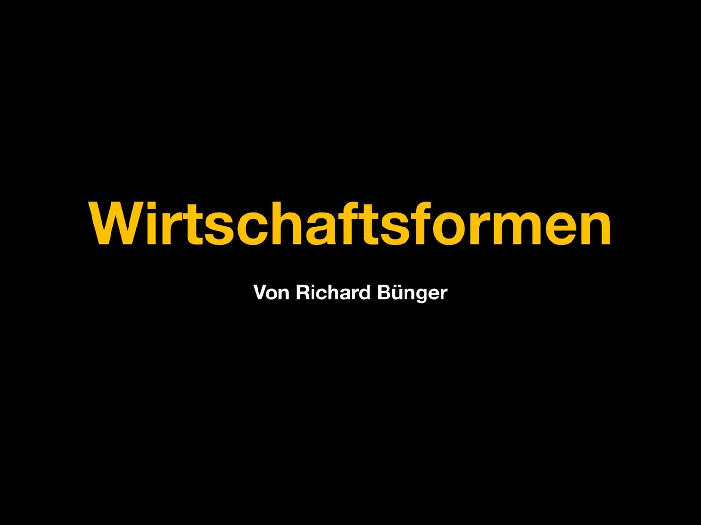 Wirtschaftsformen
Von Richard Bünger Freie Marktwirtschaft
Soziale Marktwirtschaft
Planwirtschaft
Föderalismus Freie Marktwirtschaft Freie M