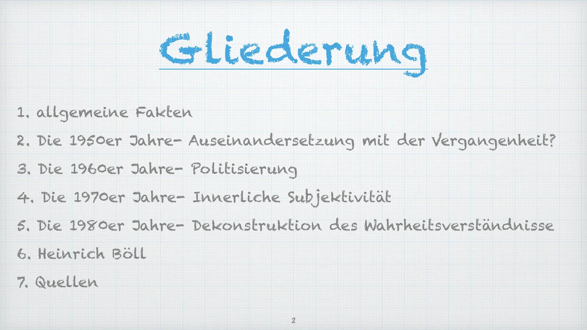 Die Literatur der BRD
Germany 1945-90
BRD
Bundesrepublik Deutschland
Veternation
DOR
Deutsche Demokratische Republik
Eine Präsentation von J