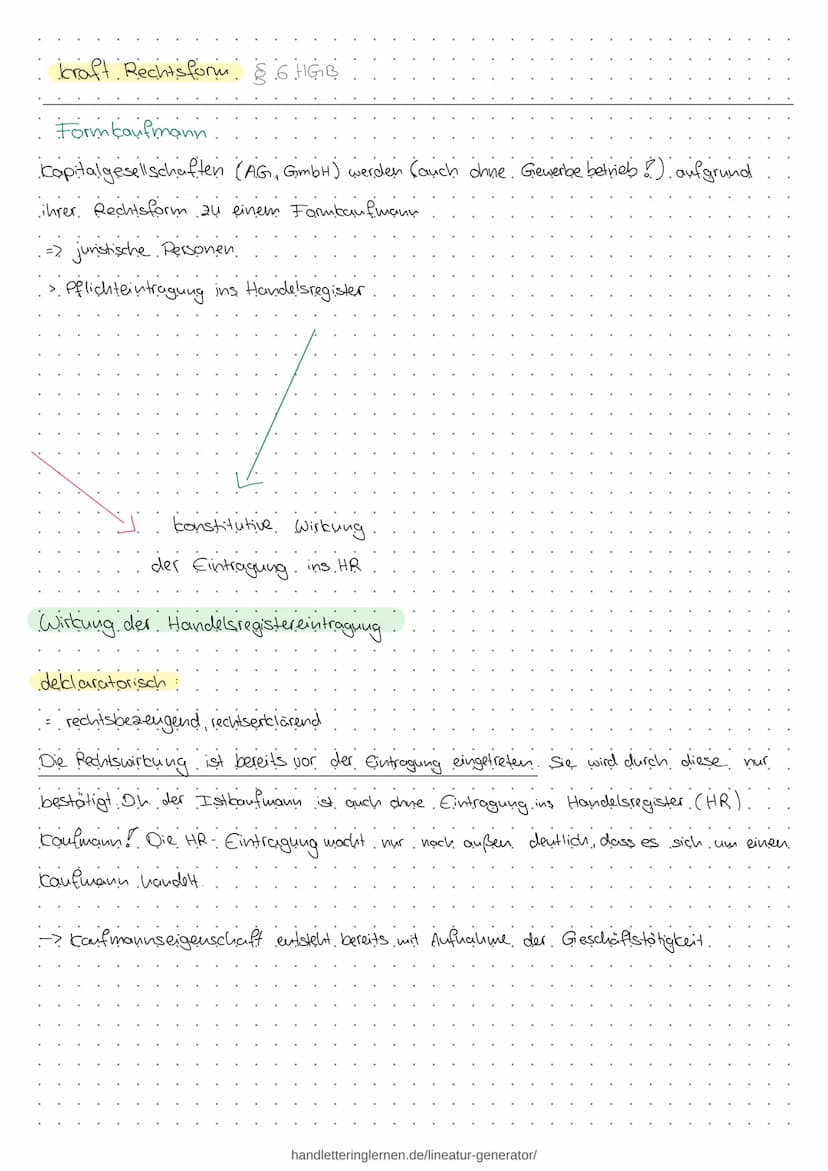 BWL
1. Wichtige Informationen zu Kaufmannseigenschaften, - orten und
Handelsregister anwenden..
HGB Sonderrechte für Kaufleute
BGB → regelt 