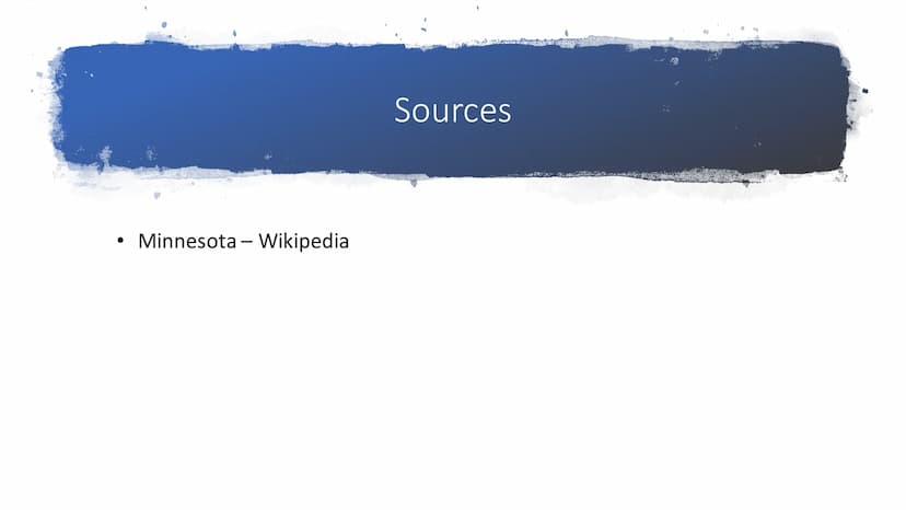 Minnesota ●
General information
Geography
Big cities
Sport clubs
Sources
Content General information:
• Minnesota is a state in the Upper Mi