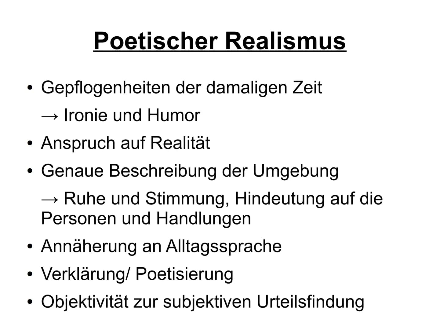 Realismus ●
●
●
●
Ablauf
Historisches
Definition (Merkmale, Themen/Motive)
Gattungen
Theodor Fontane
Beispiel: Effie Briest ●
●
Historisches