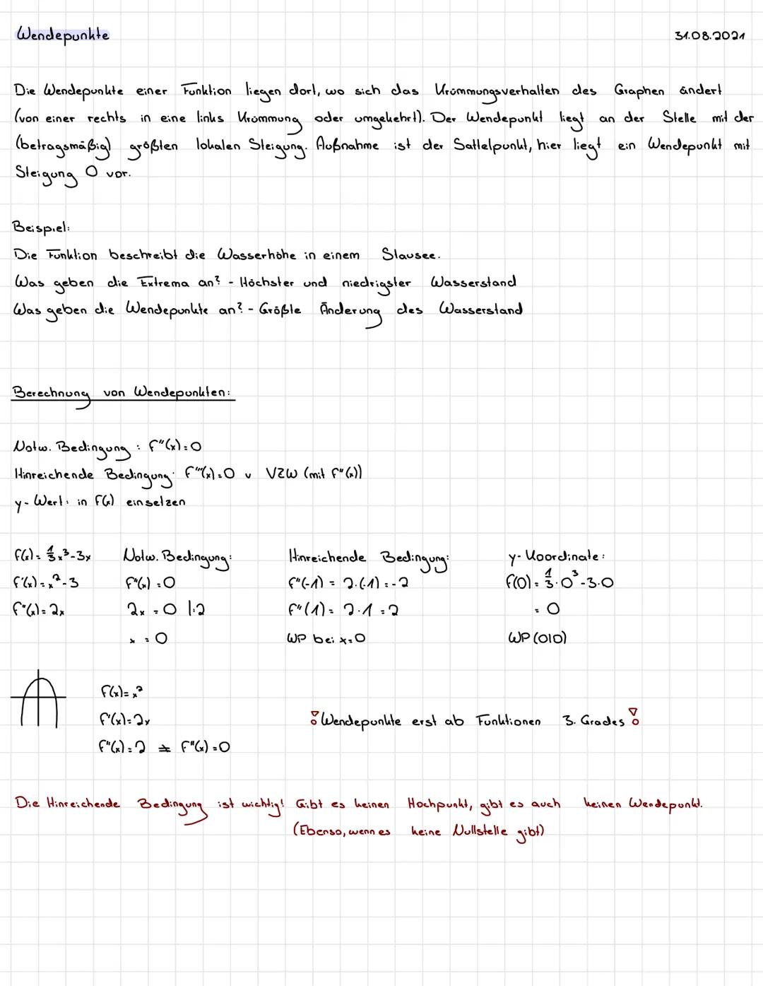 # Zusammenfassung for 1. Ulausur

Wichtige Regeln.

f(x)= 2x²+x - 2x²+x+x gerade

•Steigungsdreiech: Hohenunterschied durch Horizontalunters
