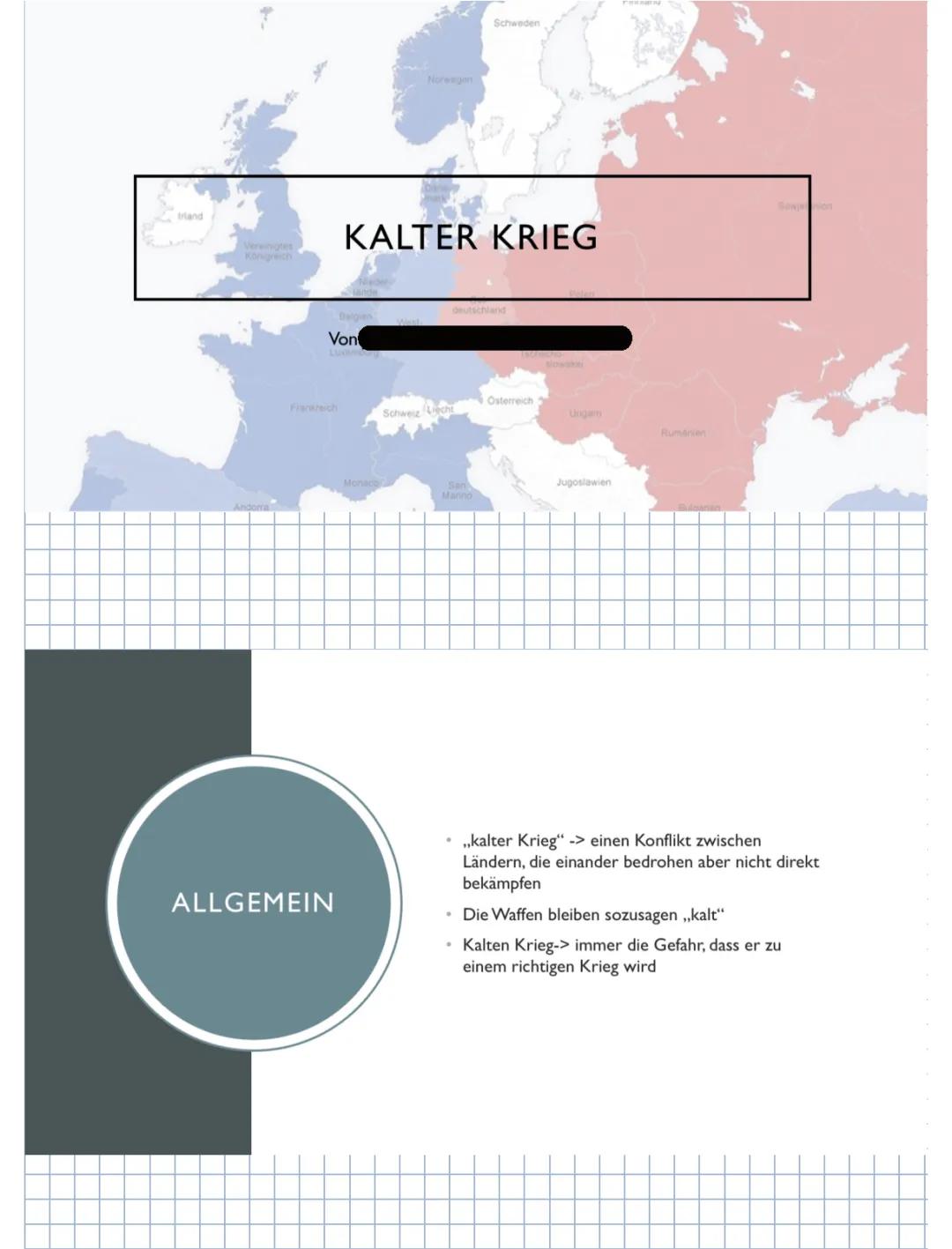 Kalter Krieg: Zeitstrahl, Zusammenfassung & 5 Phasen einfach erklärt