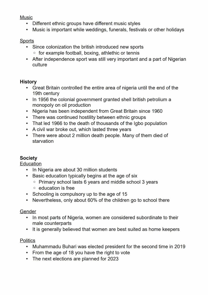 Orientation
●
●
●
●
●
Culture
Ethnic groups
●
●
●
●
The country located on the western coast of Africa
Nigeria's most diverse feature is its
