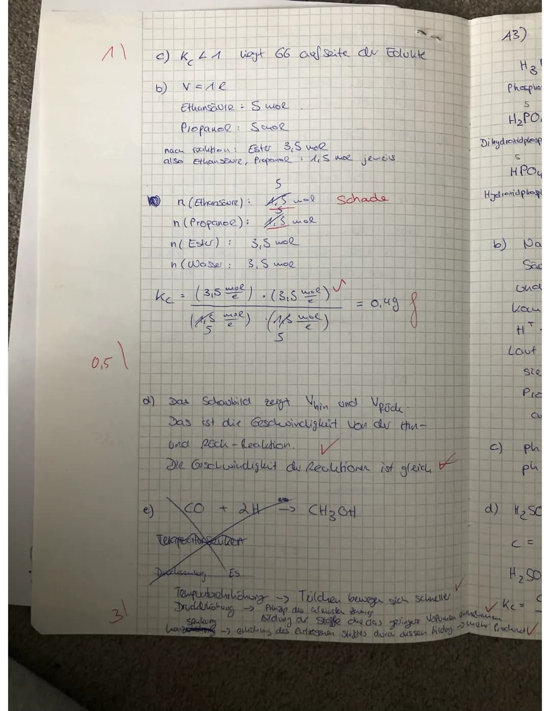 2
die entsteheneden lonen.
J
(b) Nennen Sie die Grundzüge der Säure-Base-Konzepte von Arrhenius und Brönsted.
Aufgabe 3 Allgemeines zu Säure