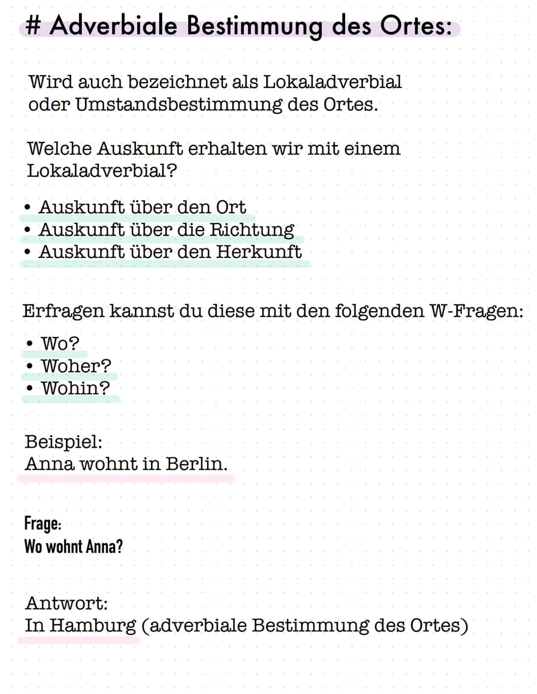 Satzglieder
Das Subjekt:
Satz:
Die Mutter ruft.
Frage nach dem
Subjekt:
Wer oder was ruft?
Antwort:
Die Mutter.
Das Objekt:
Satz:
Anna liest
