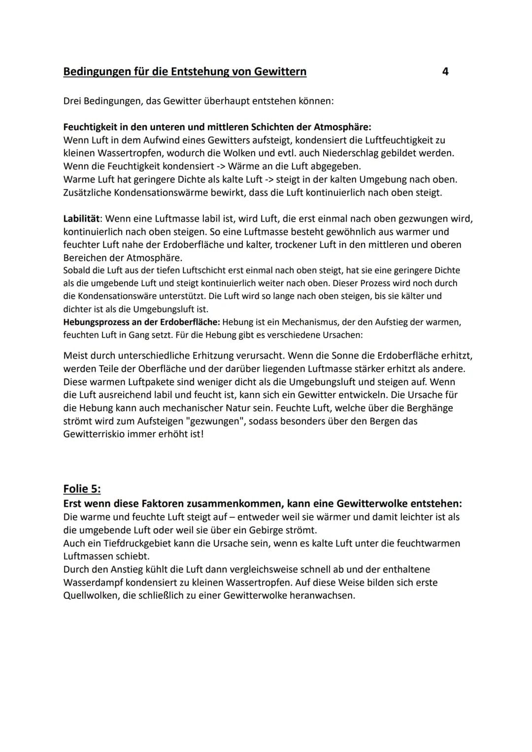 Gewitter
GFS Physik von ...,
Klasse 8b Willkommen zu meiner GFS zu Gewitter.
Inhalt
Was ist ein Gewitter
Entstehung von Gewittern
Entstehung