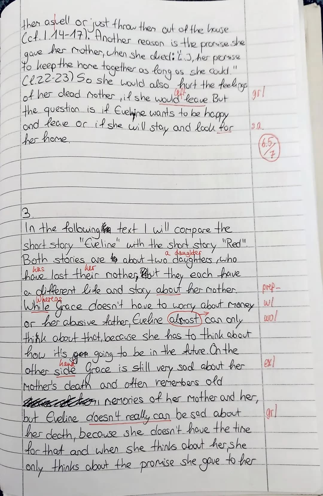 5
10
15
20
25
30
Ele12 (Bak)
Name: Cosina Ludwig
Test 1
30th September, 2022
Eveline
by James Joyce
In the following excerpt from the short 