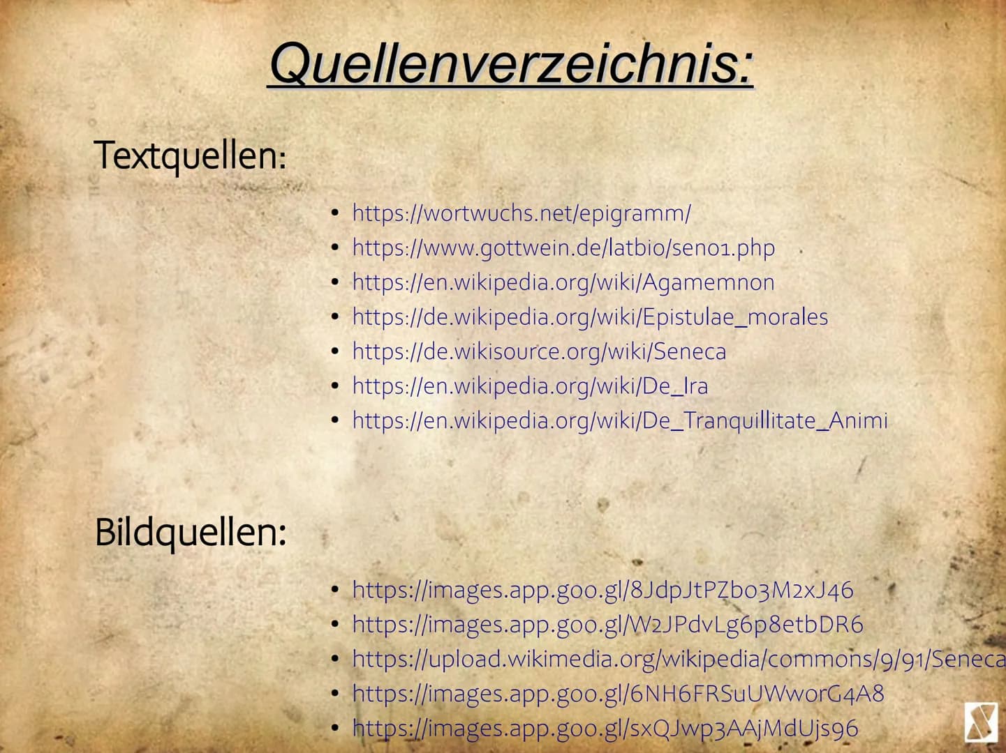 
<p>Die Werke von Seneca umfassen Dichtungen, Briefe, Dialoge, Reden, Epigramme und Tragödien.</p>
<h2 id="dichtungen">Dichtungen</h2>
<p>Se