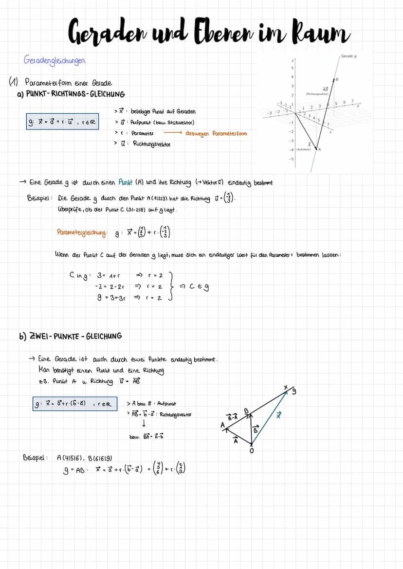 Analytische Geometrie
Zusammenfassung von Lara Schnöke ANALYTISCHE GEOMETRIE
Vektoren
Pfeil ist sog.
Repräsentant
dieses Vektors
Ebener Vekt