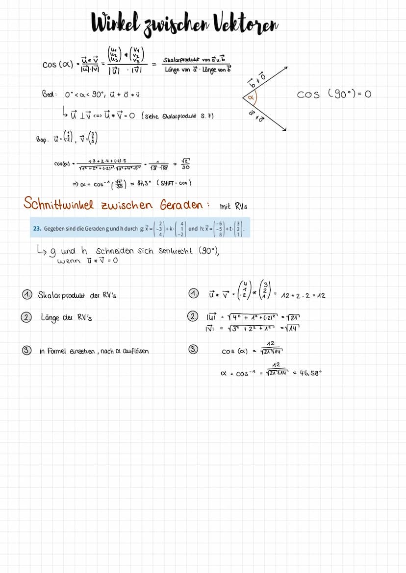 Analytische Geometrie
Zusammenfassung von Lara Schnöke ANALYTISCHE GEOMETRIE
Vektoren
Pfeil ist sog.
Repräsentant
dieses Vektors
Ebener Vekt