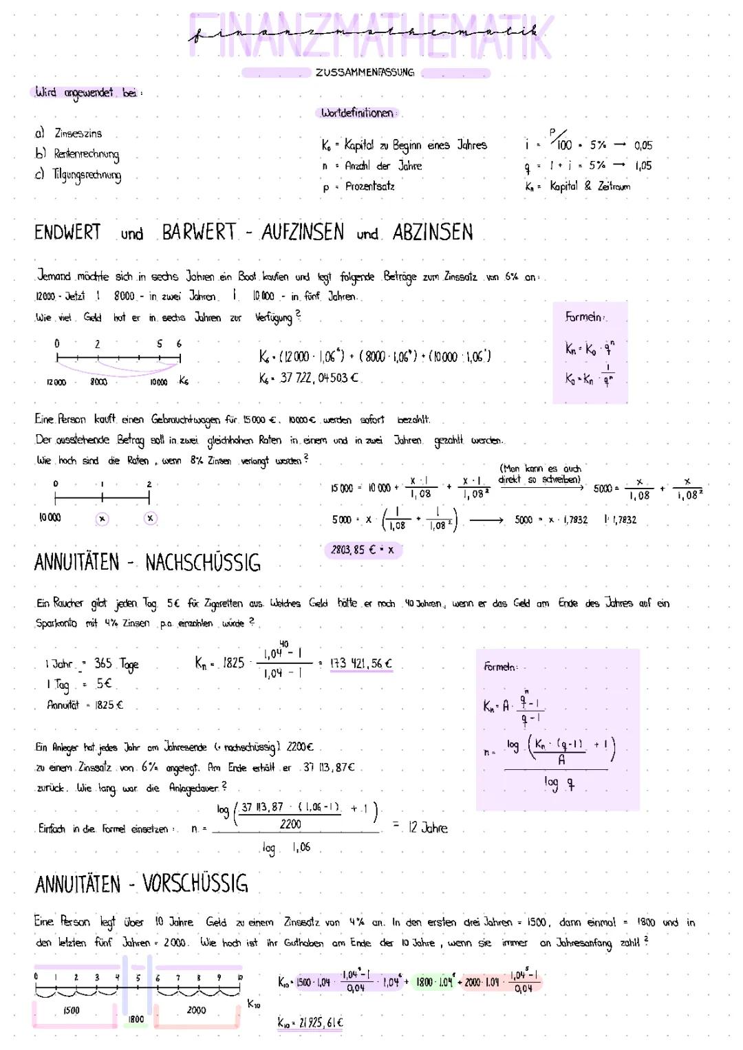 Finanzmathematik