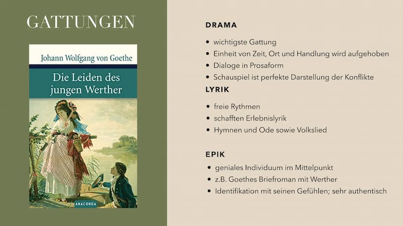 STURM UND DRANG
ES SCHLUG MEIN HERZ, GESCHWIND, ZU
PFERDE!
ES WAR GETAN FAST EH GEDACHT.
DER ABEND WIEGTE SCHON DIE ERDE,
UND AN DEN BERGEN 