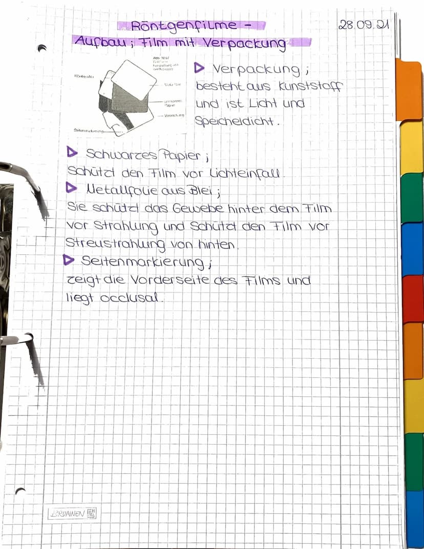 ▶ Röntgenstrahlen und somit die Bildent-
stehang können durch drei Größen (Parameter)
beeinflusst werden:
-
1
Röhrenspannung (Kilovolt = KV)