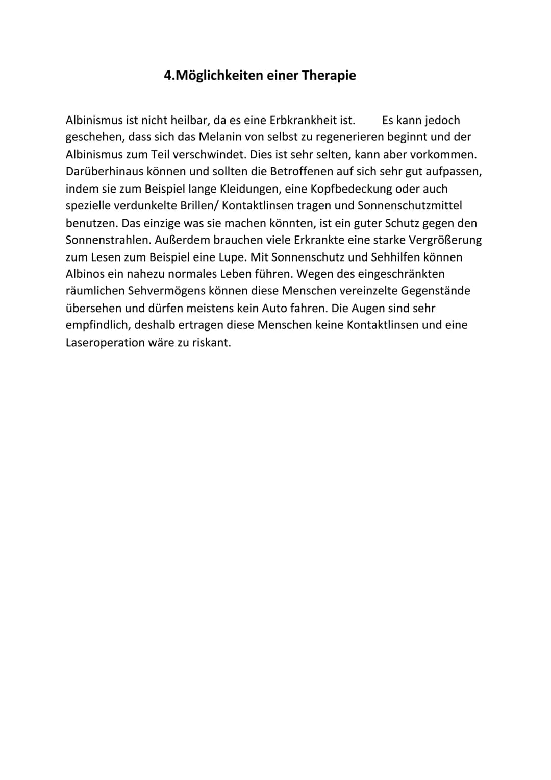 3. Wie kann es aufgrund der genetischen
Veränderungen/Mutationen
kommen?
zu den Krankheitssymptomen
Direkte gesundheitliche Schäden treten d