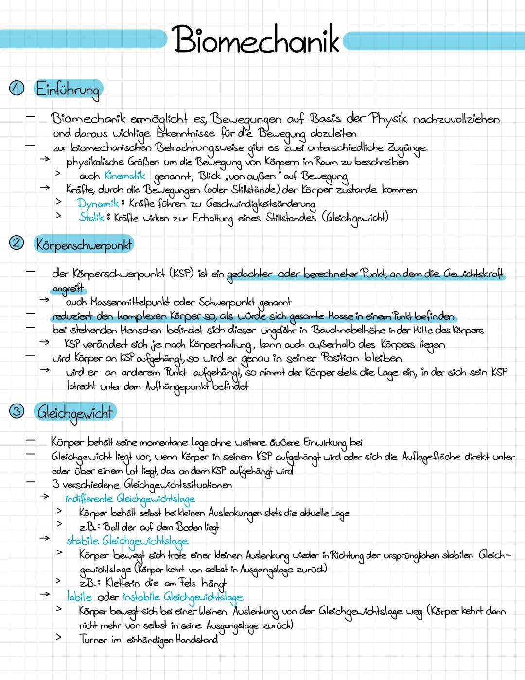 Einführung
Biomechanik ermöglicht es, Bewegungen auf Basis der Physik nachzuvollziehen
und daraus wichtige Erkenntnisse für die
Bewegung
abz