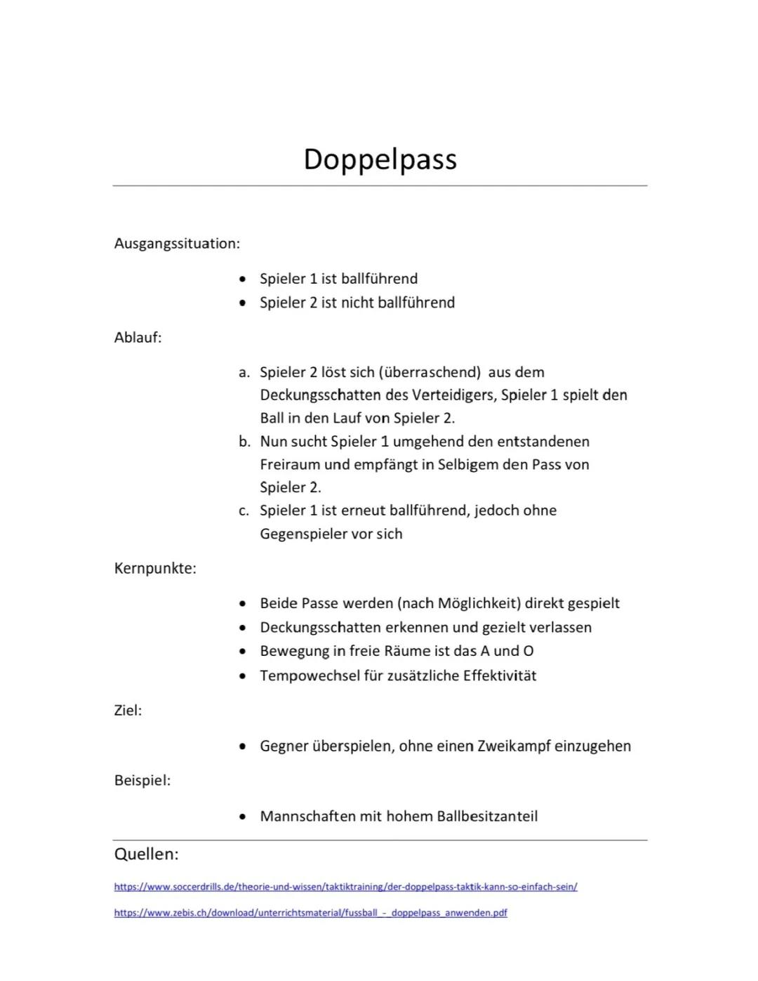 Spaß mit Doppelpass: Übungen und Koordinationstraining im Fußball