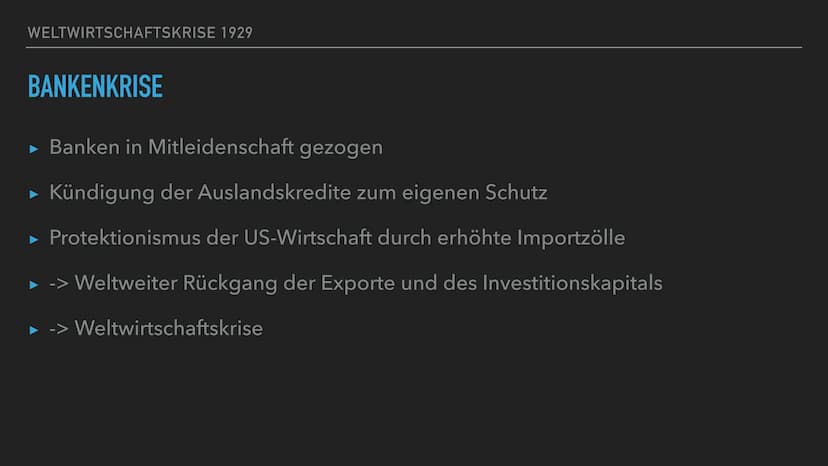 WELCHES EREIGNIS FANS 1929 STATT?
a) ENDE DER WEIMARER REPUBL
b) HYPERINFLATION
c)
WELTWIRTSCHAFTSKRISE
d) ERNENNUNG HITLERS ZUM REICHSKANZL