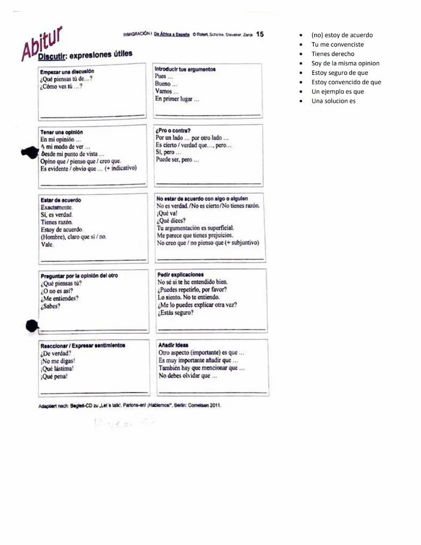 Examel oral Espanol
1-Describir una foto ( los elementos y lo que ve)
2- Interpretación de la foto
3- El tema de la inmigración
4- Commetari