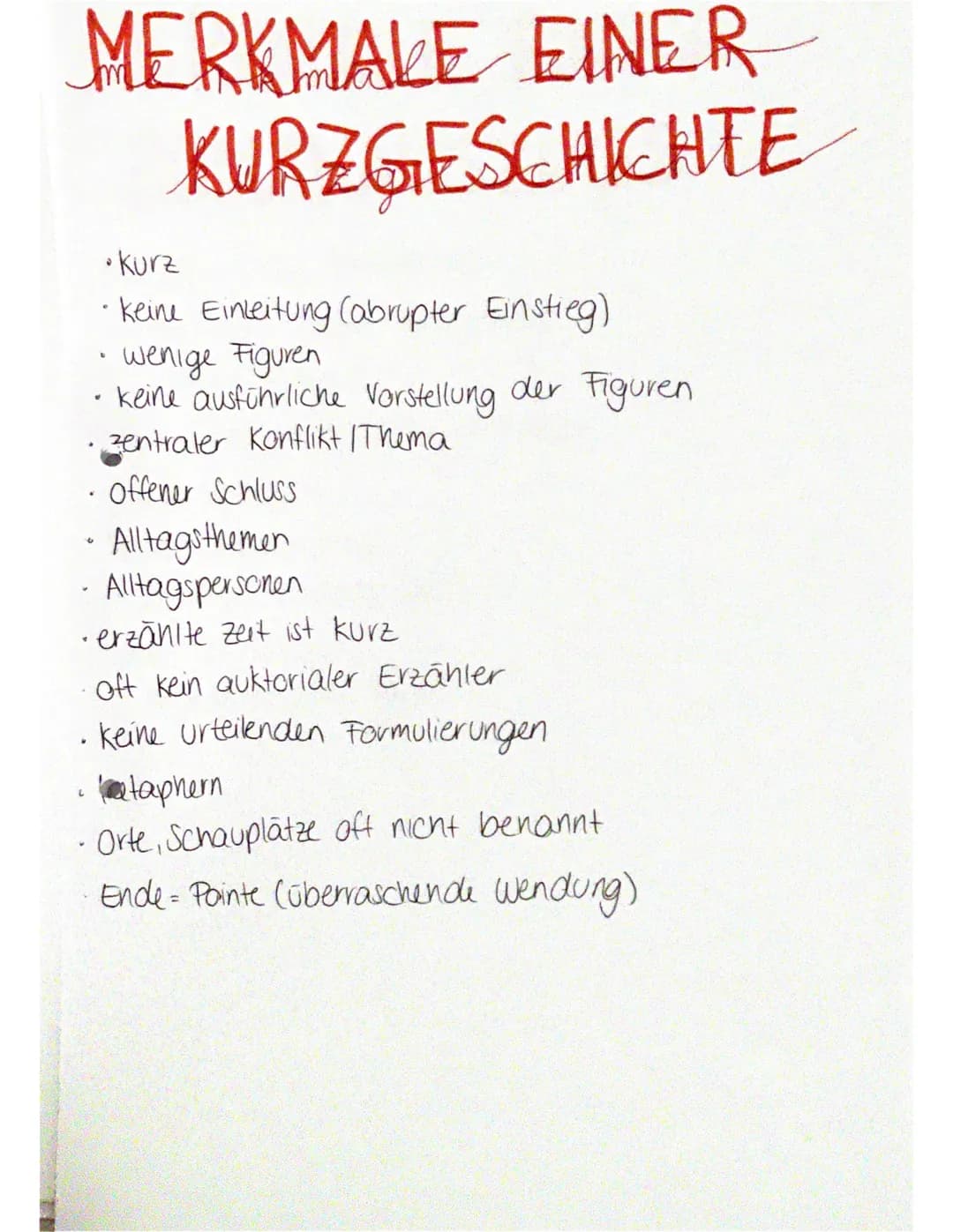 KURZGESCHICHTE
Interpretation einer kurzgeschichte
1. Einlettungssatz (Titel, Autor, Textsorte, Erscheinungsjahr)
* Interpretationshypothese