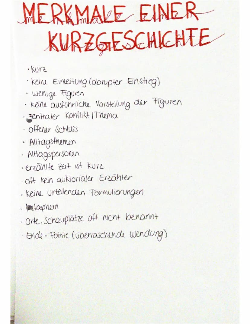 KURZGESCHICHTE
Interpretation einer kurzgeschichte
1. Einlettungssatz (Titel, Autor, Textsorte, Erscheinungsjahr)
* Interpretationshypothese