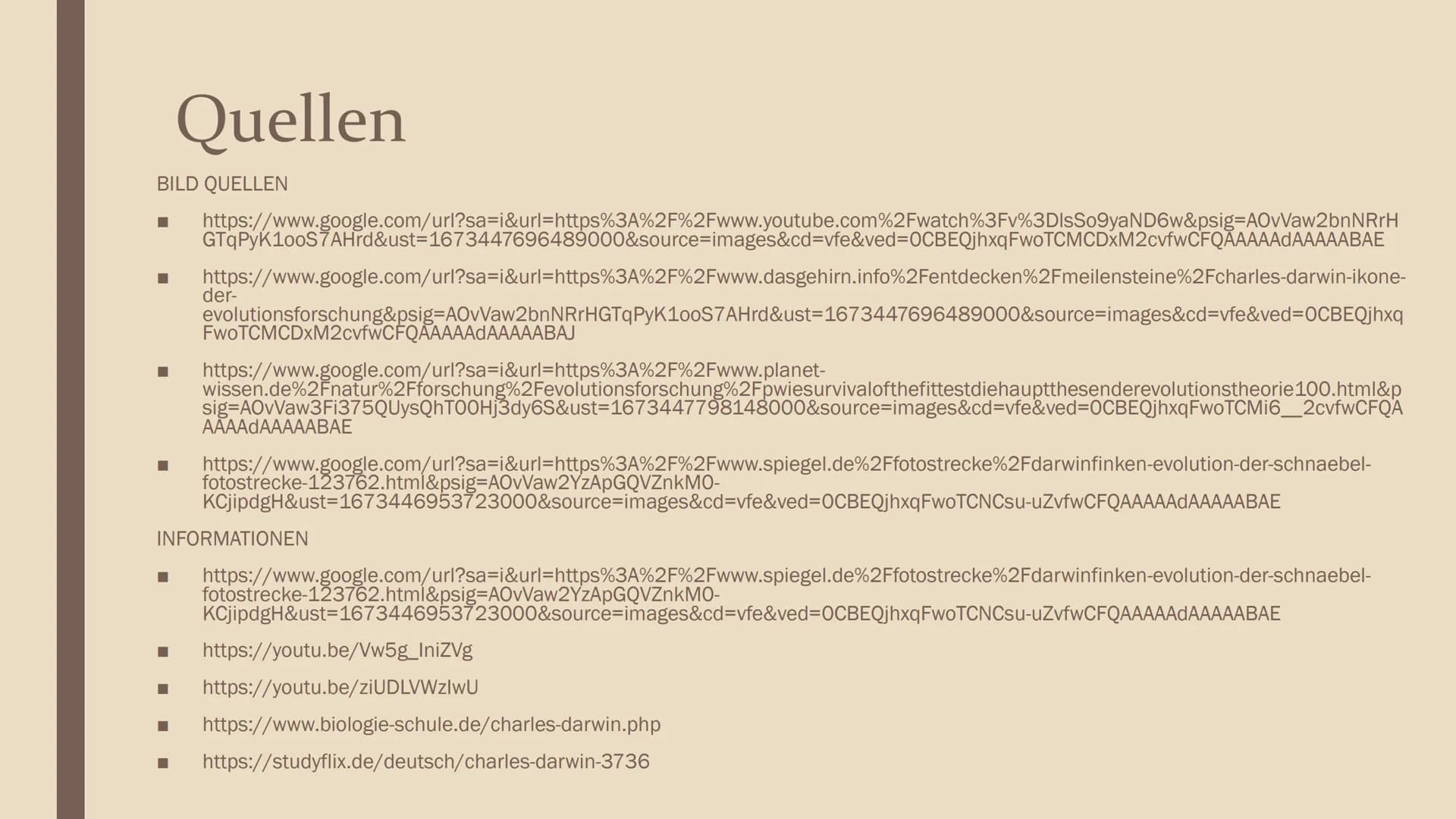 EVOLUTIONSTHEORIE
NACH C. DARWIN
Präsentation für Philosophie
von Lena Gliederung
Wer war Charles Darwin überhaupt?
→ Darwins Leben nach der