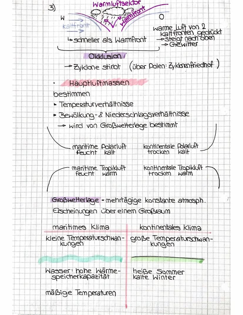 geo zusammenfassung.
1. Klima- & Vegetationszonen.
Klima Definition
=
- langfristige Beobachtung des Wetters
Sonneneinstrahlung --
0
O
►
- T