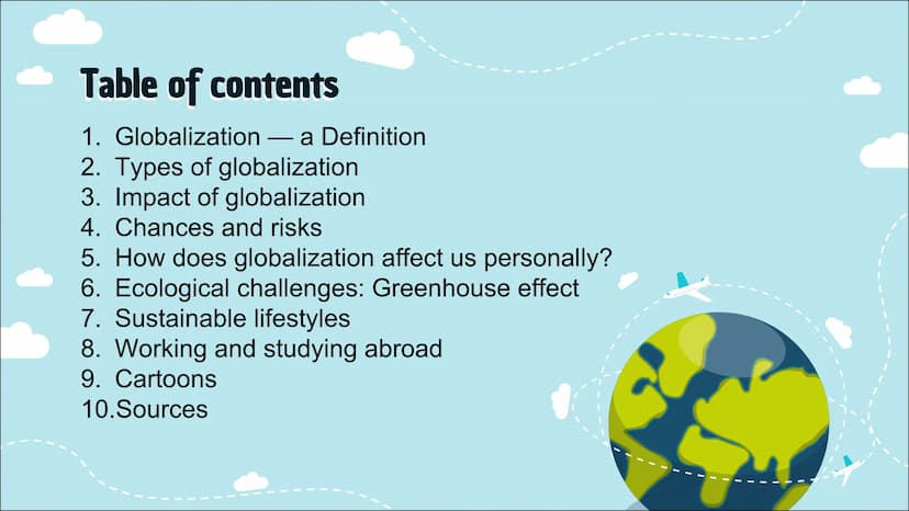 Globalization
Presentation by Emil + Jill Handout by Emil and Jill
Globalization
Definition
A process of interaction and integration among p