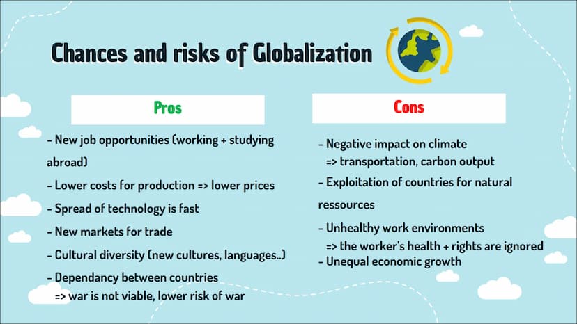 Globalization
Presentation by Emil + Jill Handout by Emil and Jill
Globalization
Definition
A process of interaction and integration among p