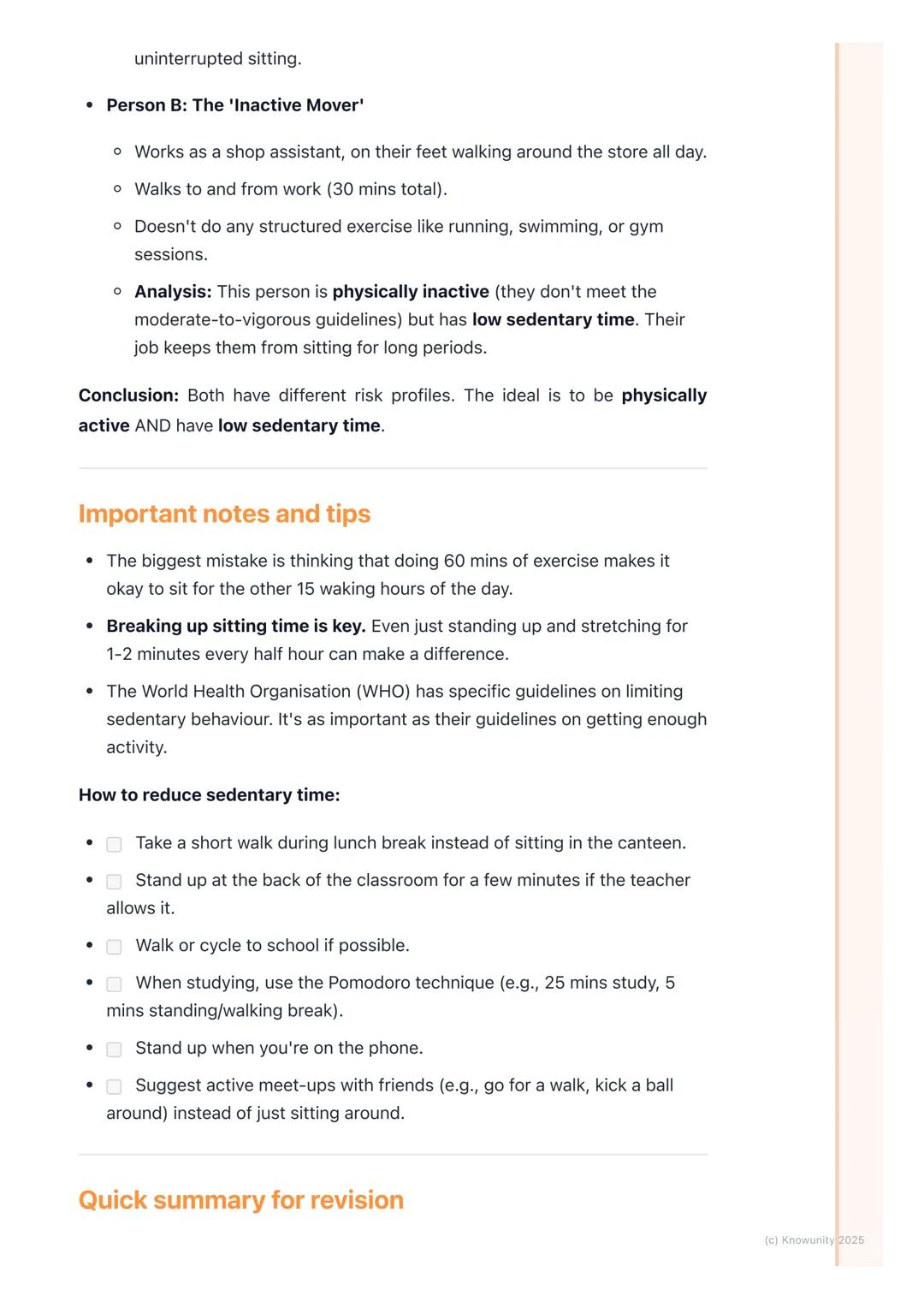 # Sedentary Behaviour and its
Impact

What is sedentary behaviour?

This is about any activity you do while sitting or lying down that doesn
