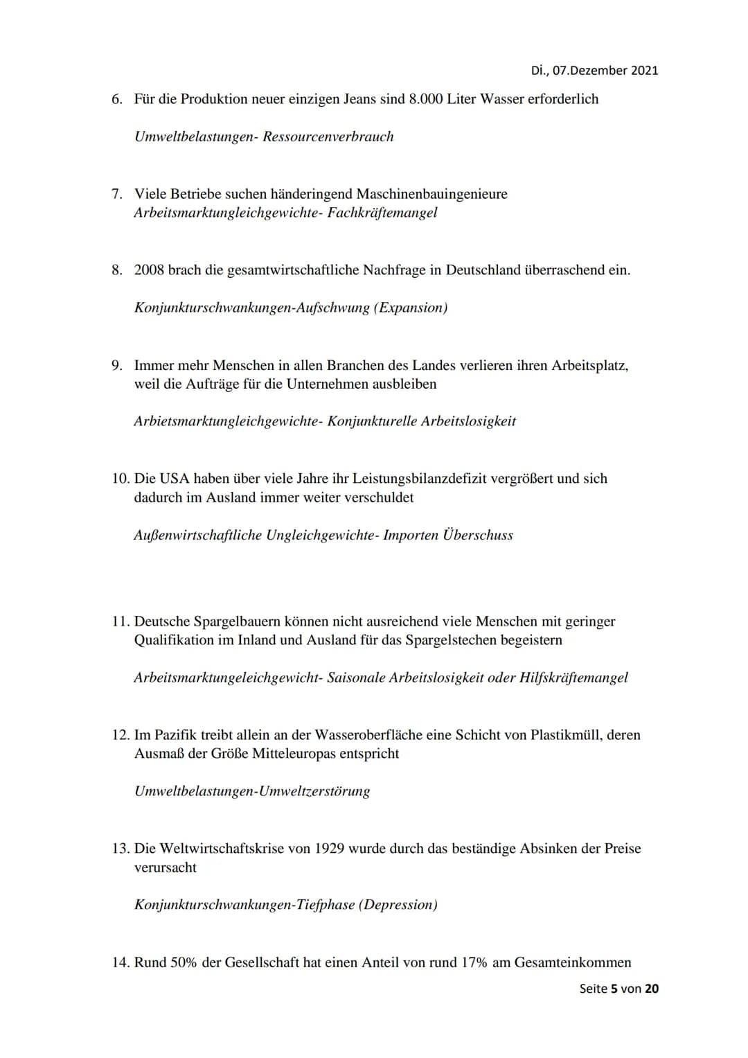 Grundlagen der Wirtschaftspolitik
Wirtschaftspolitische Problemfelder
Problemfeld Nr. 1: Konjunkturschwankungen
Unter Konjunkturschwankungen