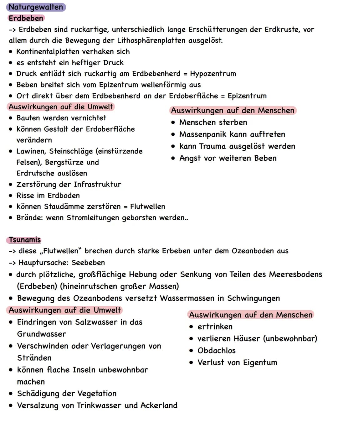 O 00 Erdkunde Klausur Nr. 2: Naturgewalten O O O O
5
innerer Aufbau der Erde
1. Erdkruste
2. Erdmantel
3. Erkern
10 Litosphäre
4 ozeanische 