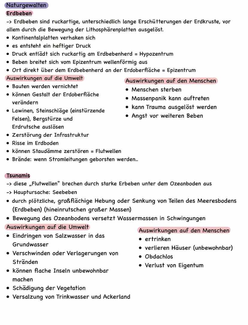 O 00 Erdkunde Klausur Nr. 2: Naturgewalten O O O O
5
innerer Aufbau der Erde
1. Erdkruste
2. Erdmantel
3. Erkern
10 Litosphäre
4 ozeanische 