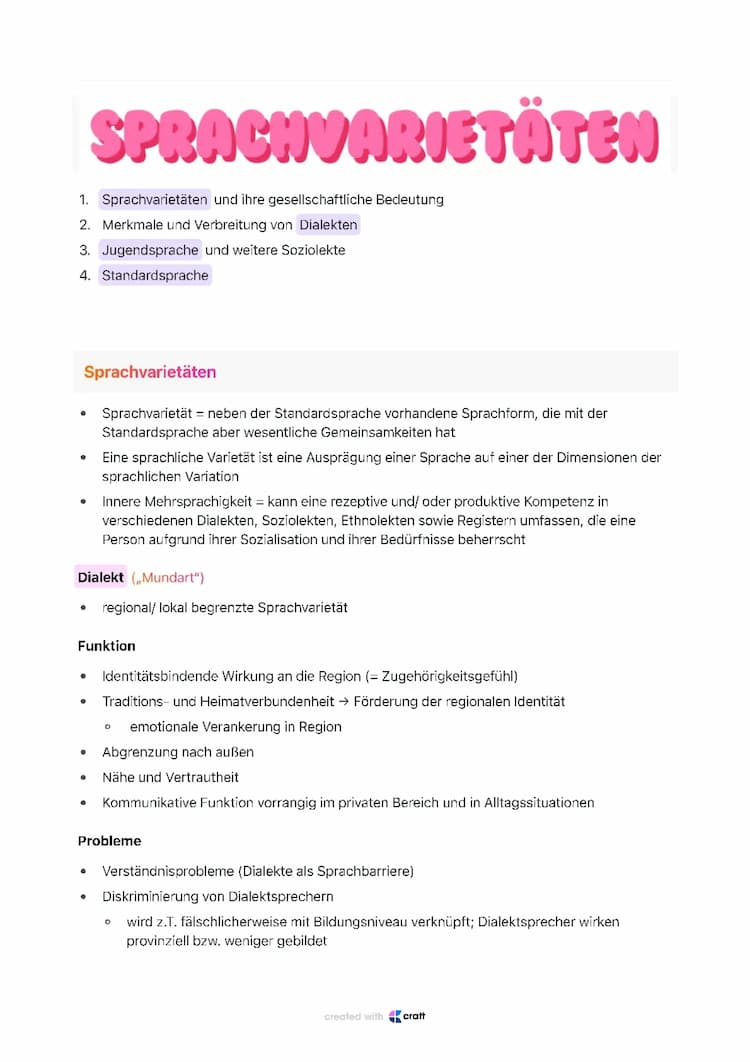 Know Sprachvarietäten in Deutsch thumbnail