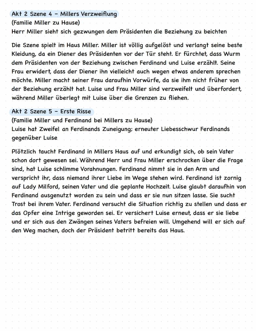 Kapalle and liebe
Aufgabe
Lesen und analysieren (Personen, Ort, Inhalt) sie die Szene
1. wie sehen Luises und Ferdinand die Aussichten für i
