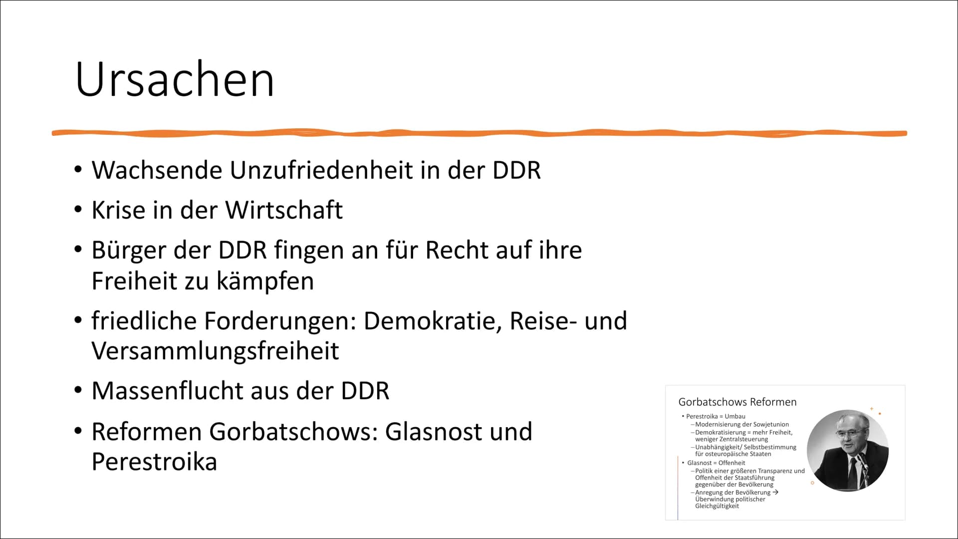 E
Mauerfall 1989 Gliederung
Vorgeschichte
Ursachen
Verlauf
Folgen
Quellen Vorgeschichte
Entspannungs-
politik von
1963 und
1972
Entspannungs
