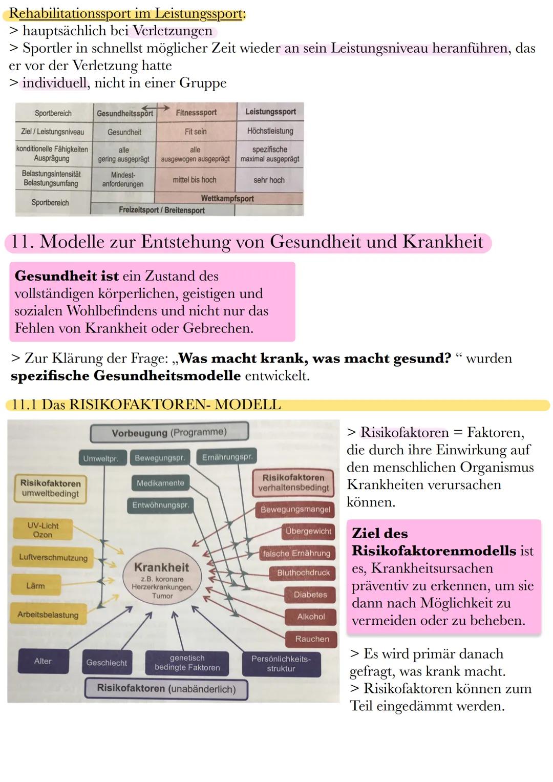 10. Zielbereiche des Sports
> können anhand von Leistungsniveau, Ausprägung der konditionellen Fähigkeiten
und Belastungskomponenten gegenei