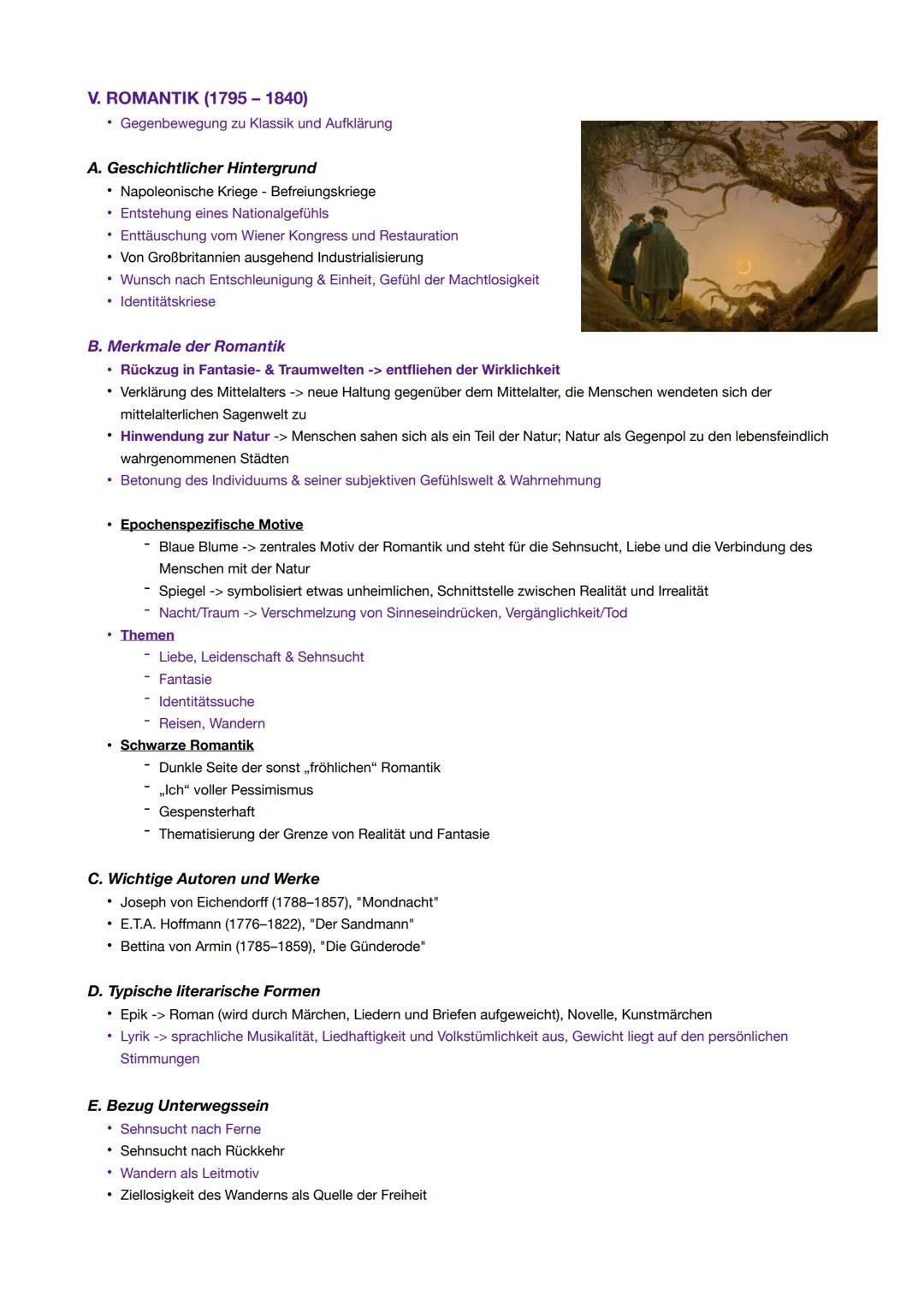 --- OCR Start ---
Epochen
I. BAROCK (1600-1720)
A. Geschichtlicher Hintergrund
Politik: dreißig-jähriger Krieg, Absolutismus, Kleinstaaterei