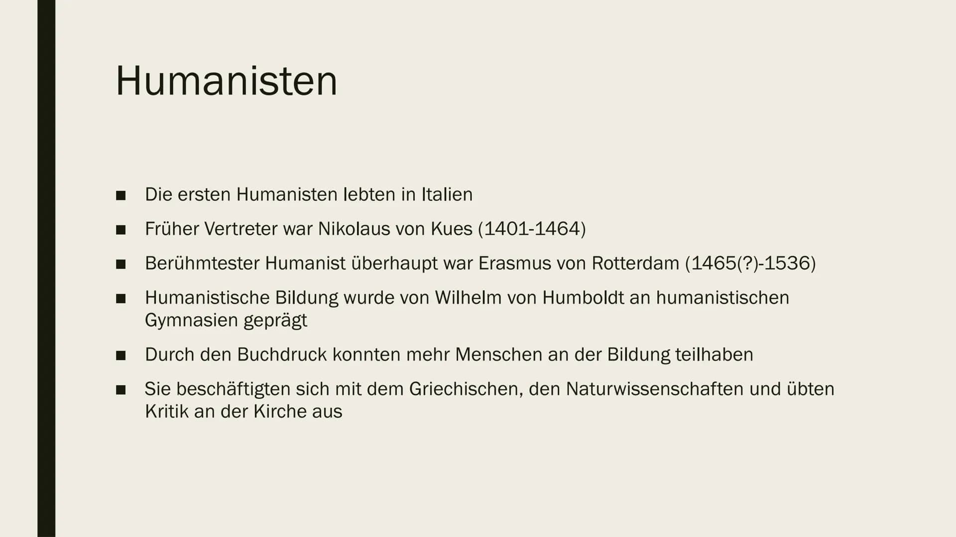 RENAISSANCE,
HUMANISMUS UND DAS
NEUE WELTBILD Renaissance
■Wiedergeburt der Antike
■ Übergang von Mittelalter zur Neuzeit (1400 bis ca. 1600