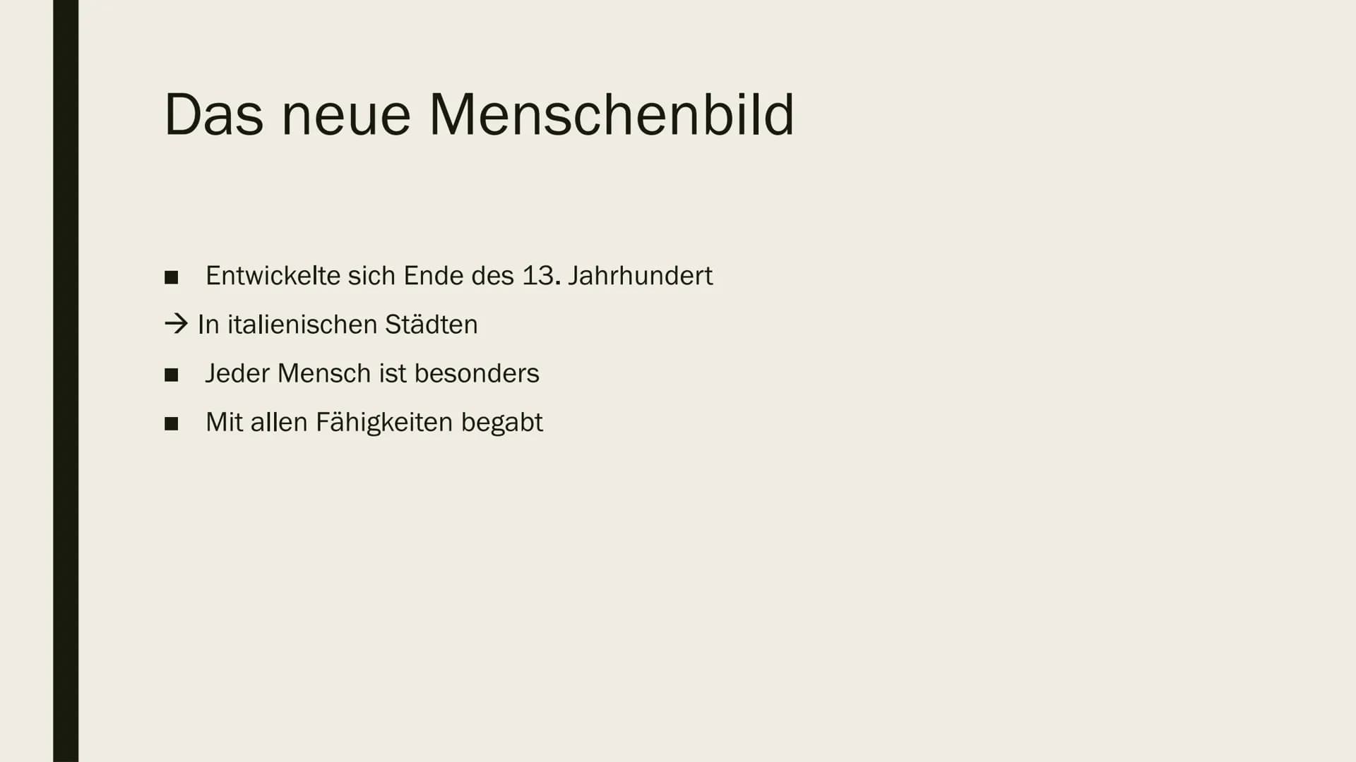 RENAISSANCE,
HUMANISMUS UND DAS
NEUE WELTBILD Renaissance
■Wiedergeburt der Antike
■ Übergang von Mittelalter zur Neuzeit (1400 bis ca. 1600