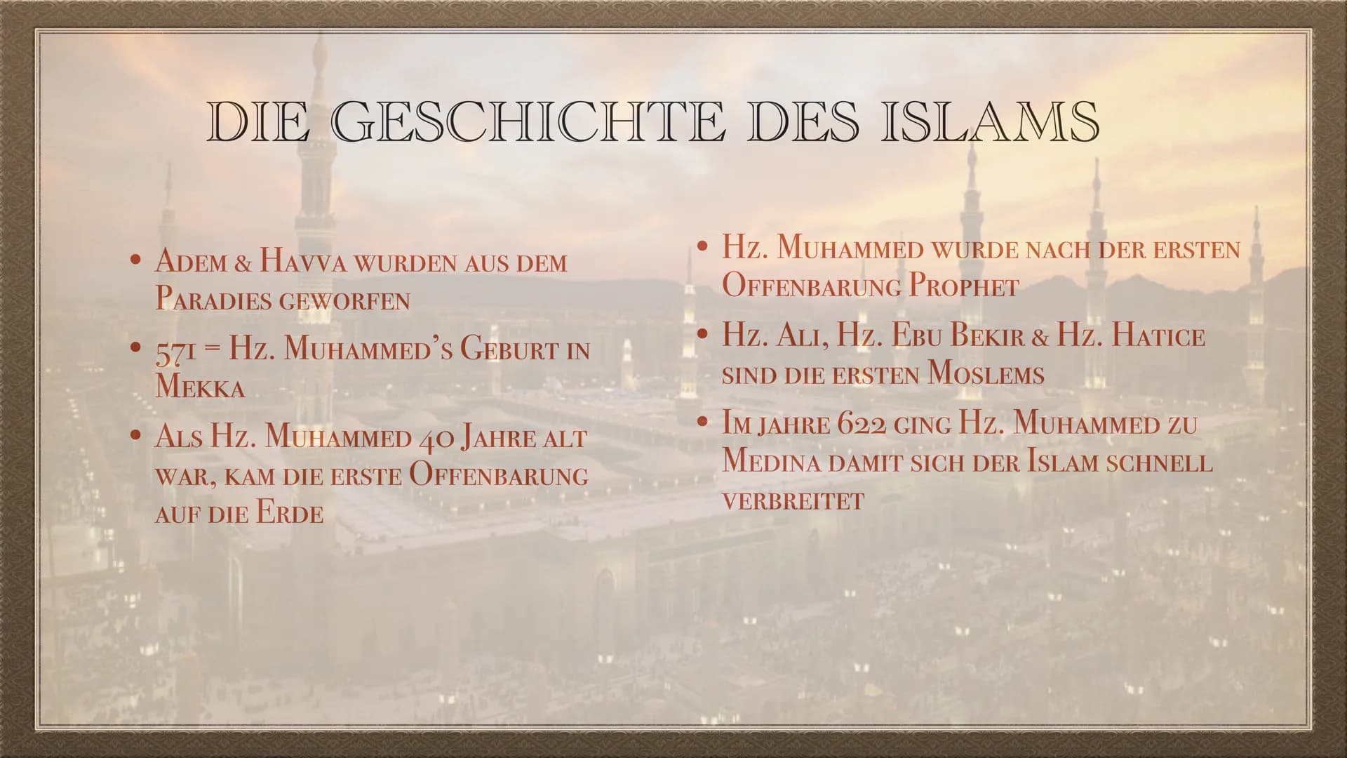 
<h2 id="diebedeutungder5sulendesislam">Die Bedeutung der 5 Säulen des Islam</h2>
<p>Die 5 Säulen des Islam symbolisieren die grundlegenden 