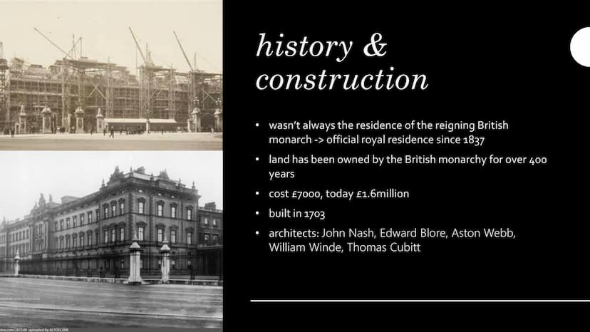 BUCKINGHAM
PALACE
000
ATTA ALEANCE ATTROR
TTT contents
●
history & contruction
rooms & residents
ceremony (changing of the guard) stvu.com/2