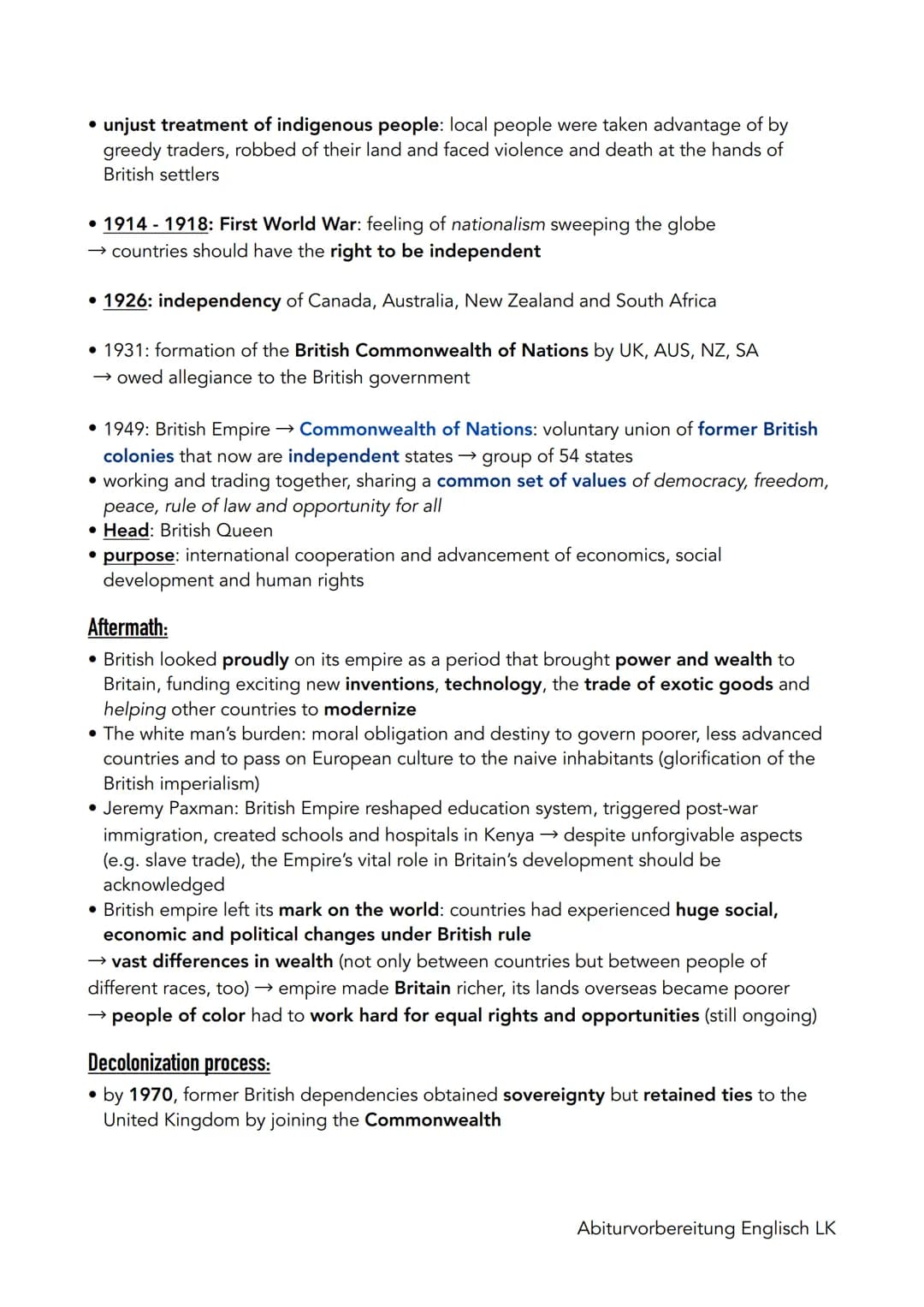 Q2.1 Great Britain - past and present: the character of a nation
Great Britain - tradition and change
• 16th - 19th century: Transatlantic S