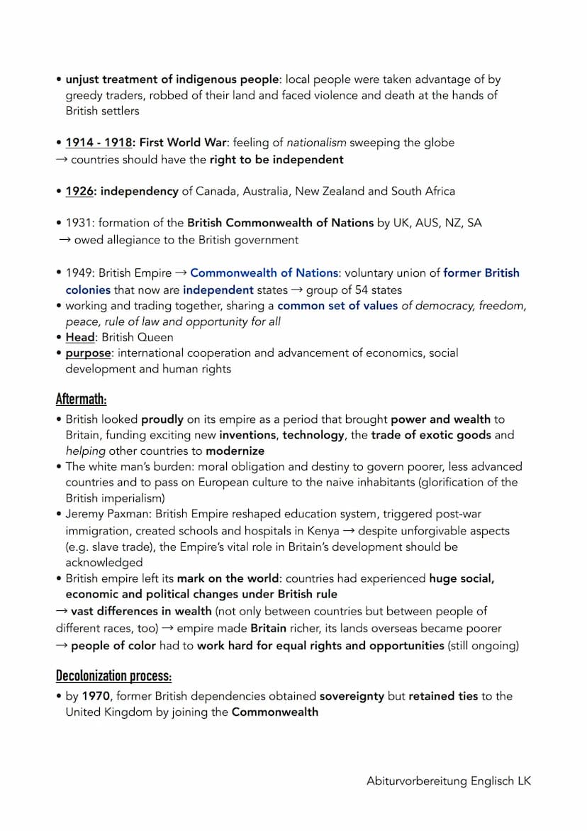 Q2.1 Great Britain - past and present: the character of a nation
Great Britain - tradition and change
• 16th - 19th century: Transatlantic S
