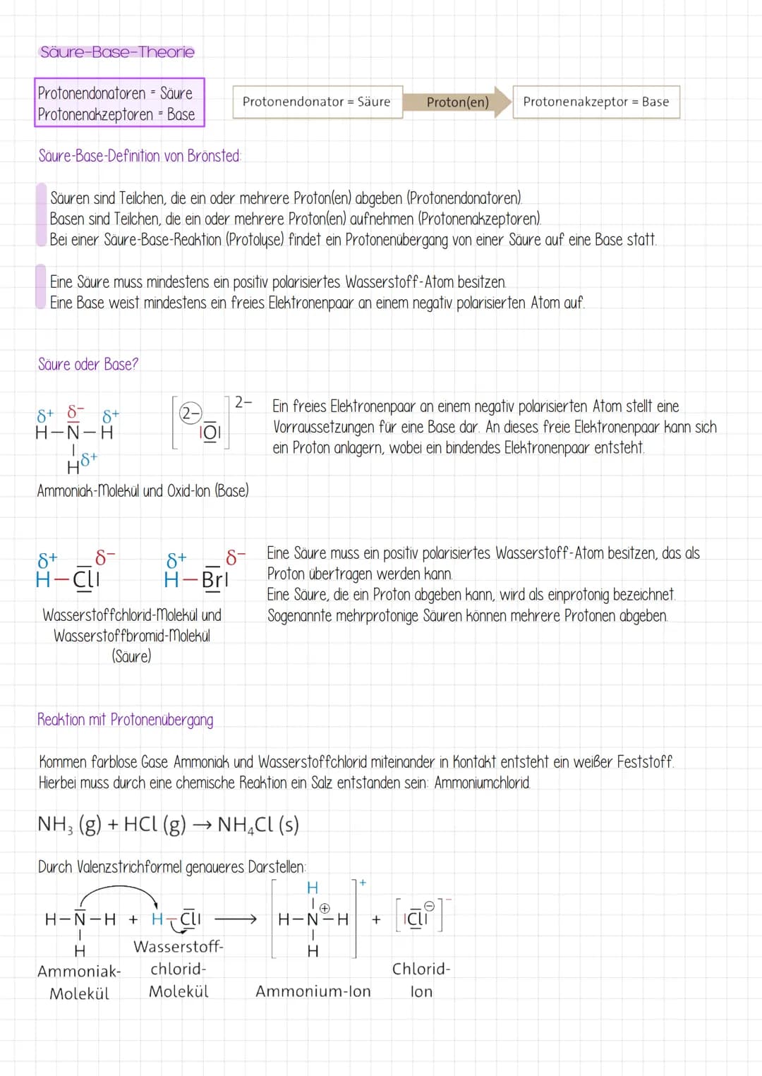 Eigenschaften saurer und basischer Lösungen
Saure Lösung
saurer Geschmack (Zitronensaft o Essig)
- Reagieren mit Carbonate und Hydrogencarbo