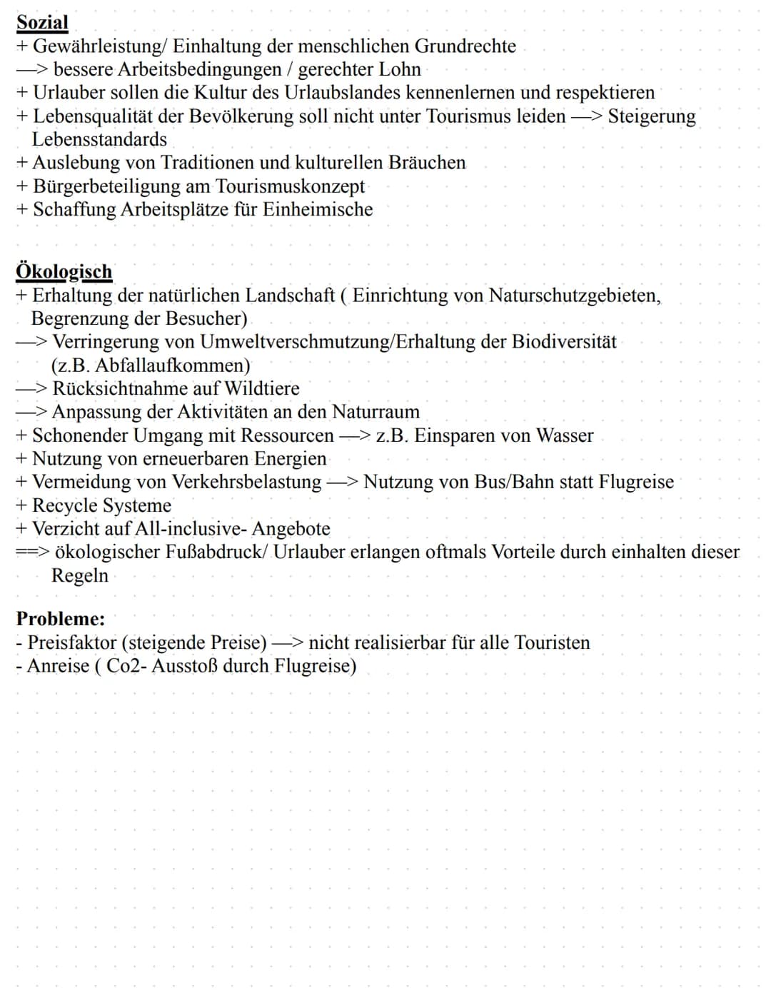 Was versteht man unter Sanftem Tourismus?
Sanfter Tourismus ist eine nachhaltige Form des Tourismus, bei der nur wenige Touristen
an einem O