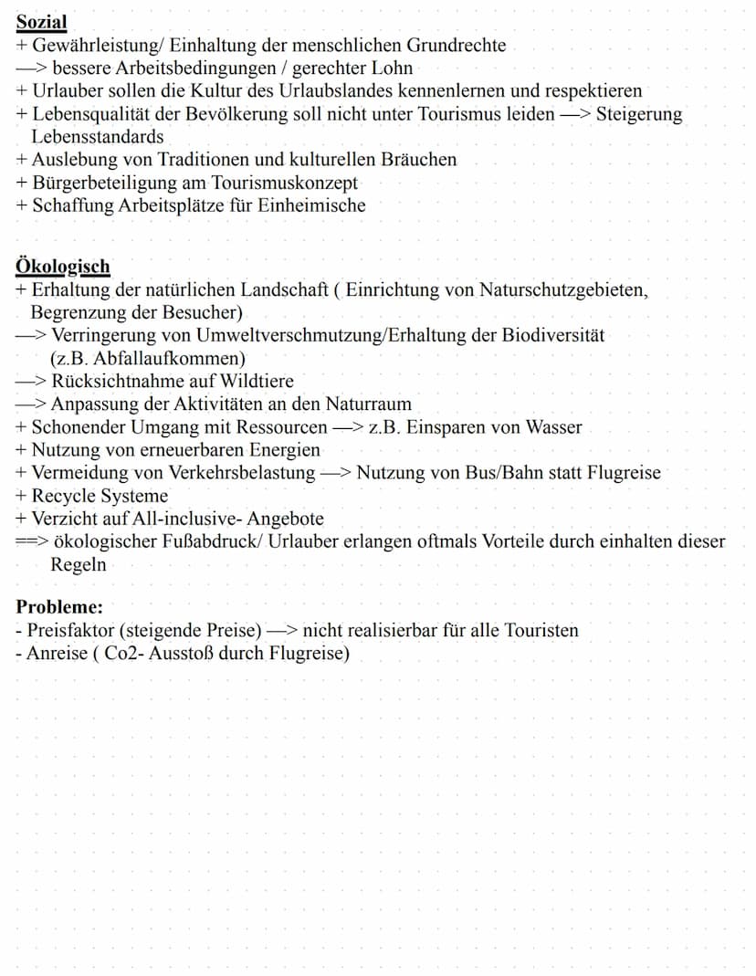 Was versteht man unter Sanftem Tourismus?
Sanfter Tourismus ist eine nachhaltige Form des Tourismus, bei der nur wenige Touristen
an einem O