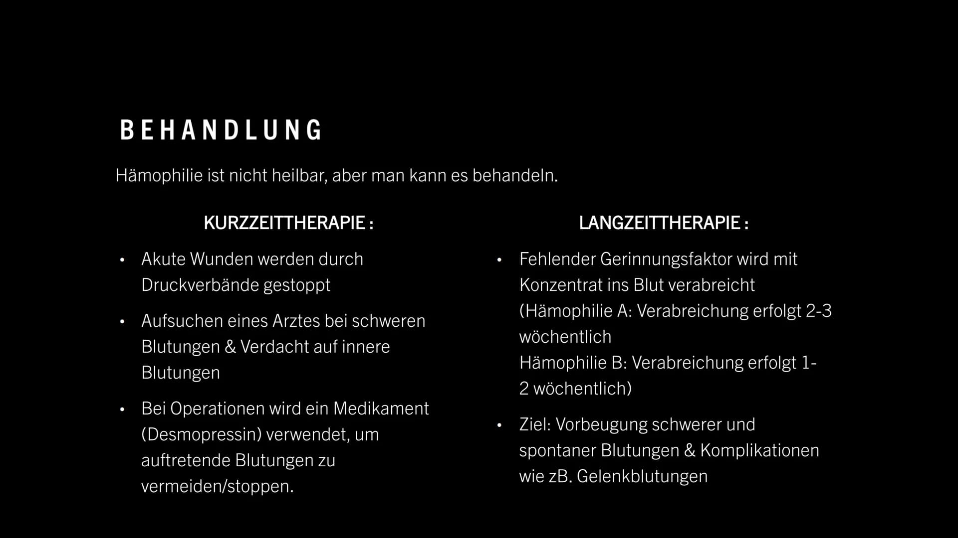 09
99
HÄMOPHILIE
FO
0.0
0
a
0 INHALT:
Was ist Hämophilie ?
Symptome
Formen der Hämophilie
Vererbung der Bluterkrankheit
Behandlung
Quellen W