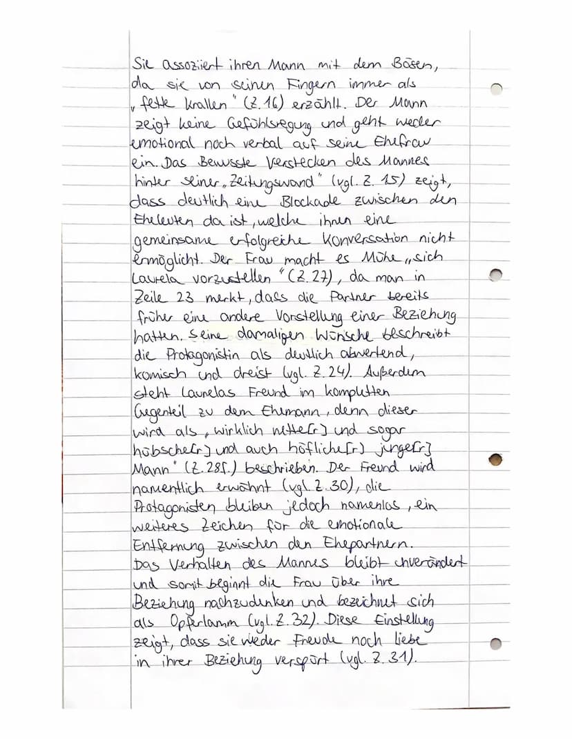 Gabriele Wohmann: Schönes goldenes Haar (1968)
Frau
Mann
dich
„Ich versteh
nicht", sagte sie, „, sowas
von Gleichgültigkeit
versteh ich einf
