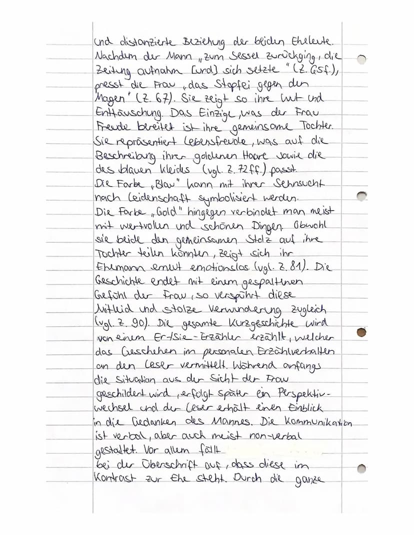 Gabriele Wohmann: Schönes goldenes Haar (1968)
Frau
Mann
dich
„Ich versteh
nicht", sagte sie, „, sowas
von Gleichgültigkeit
versteh ich einf